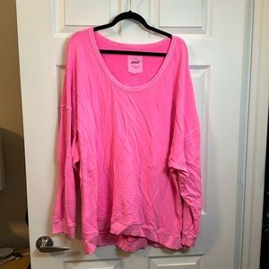 *LIKE NEW* Aerie hot pink sweatshirt